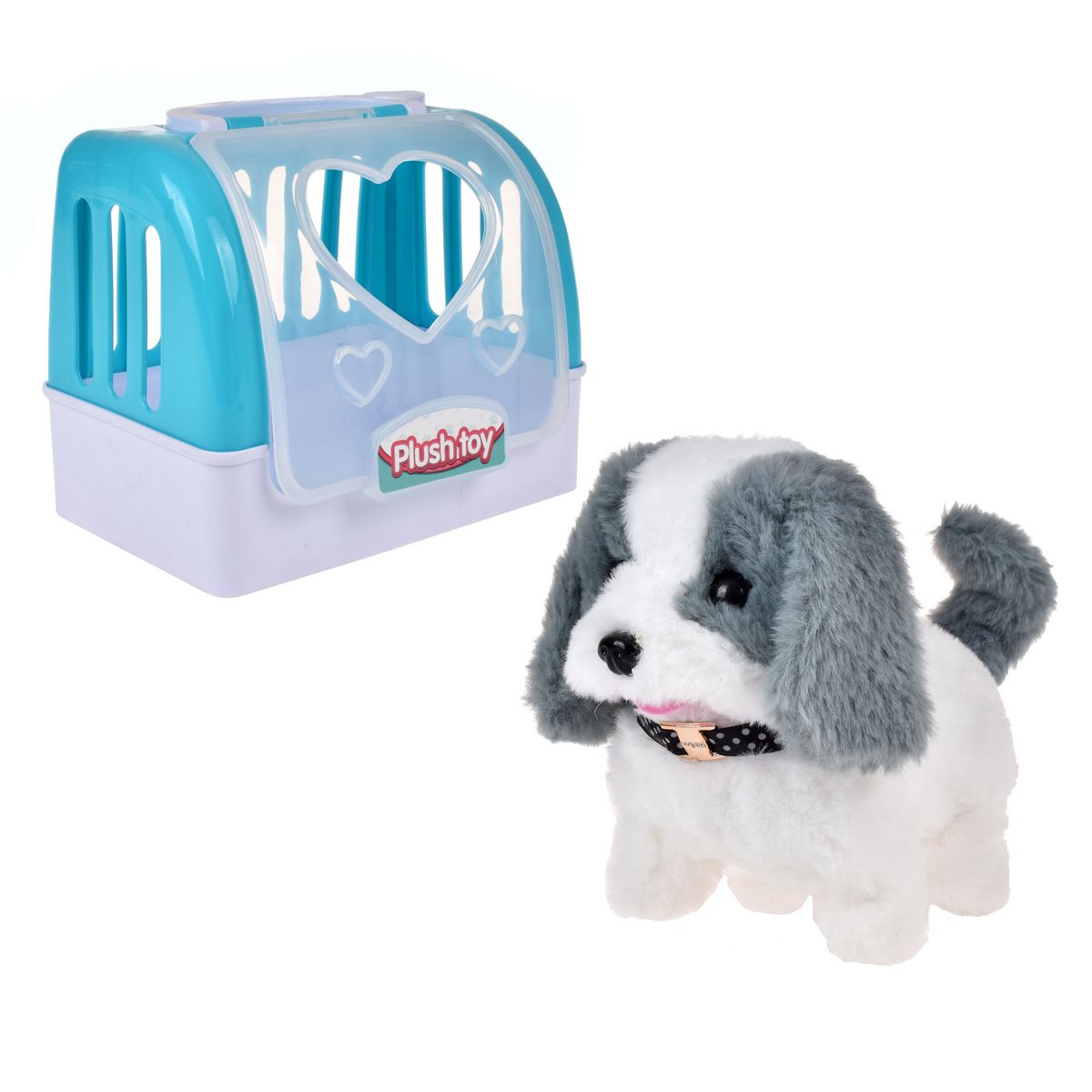 Jaula Transportadora Perrito Caminador Con Sonido